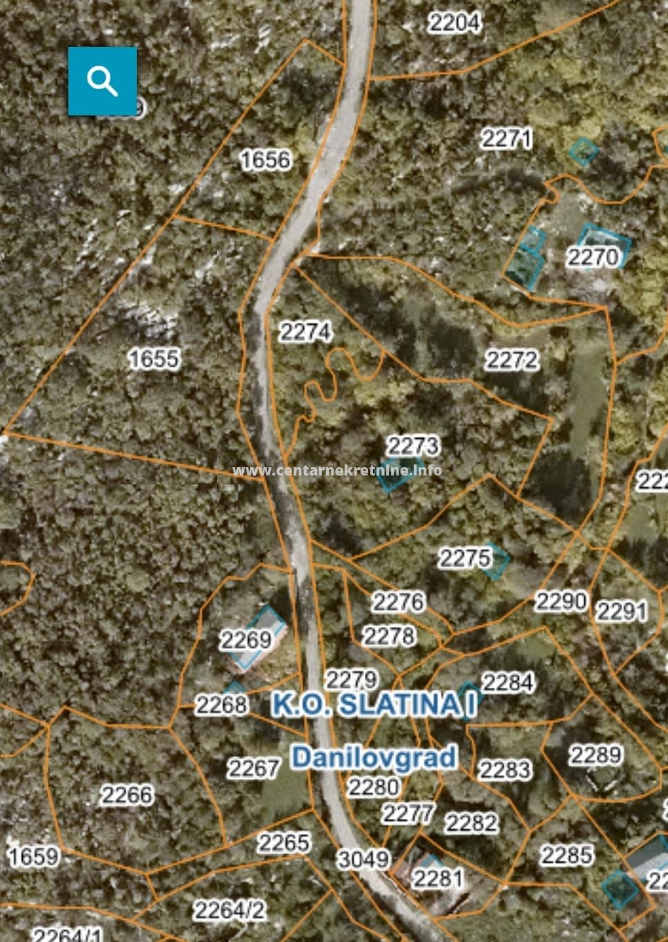 Prodaja, plac 2.150m2, Slatina, Danilovgrad