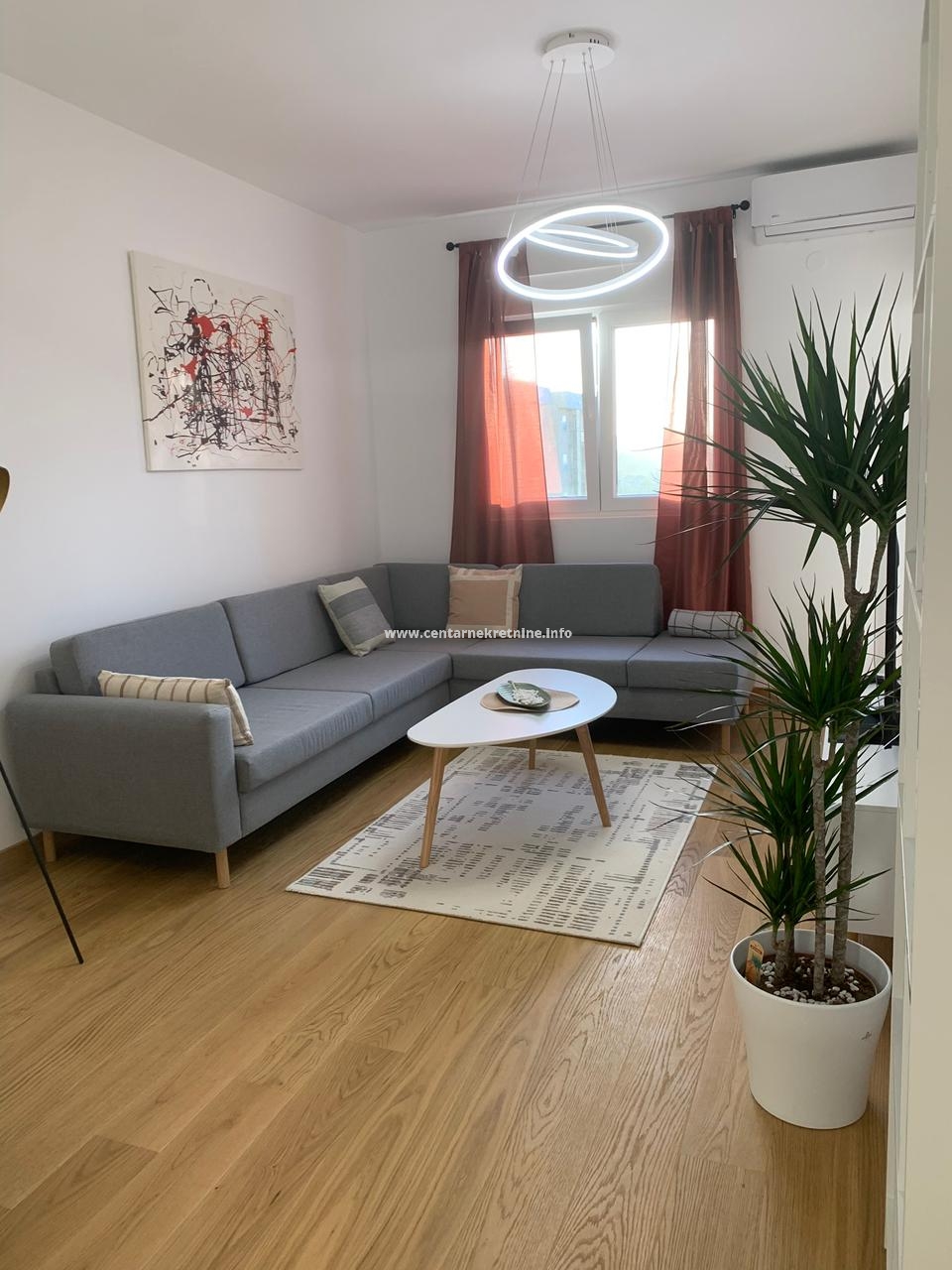 For rent, one bedroom apartment 47m2, City kvart, Podgorica