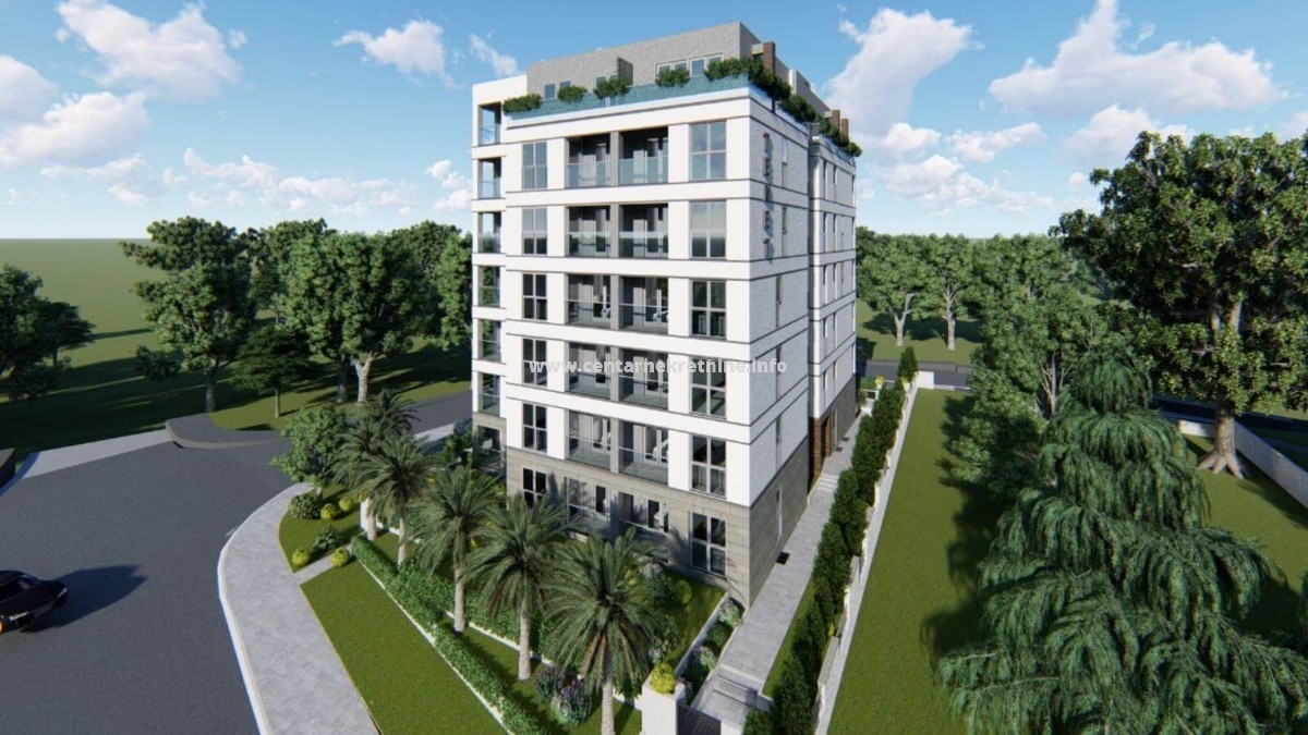 Prodaja, lux dvosoban stan 106m2, Vezirov most, Podgorica