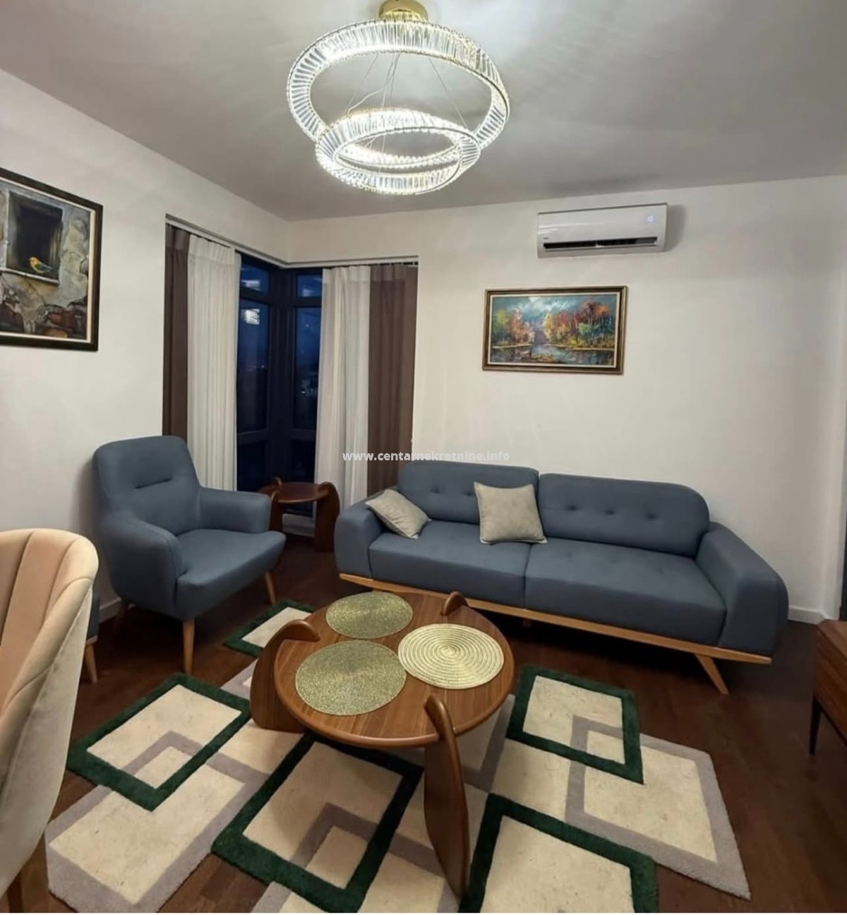 Izdavanje, dvosoban stan 56m2, Preko Morače, Podgorica