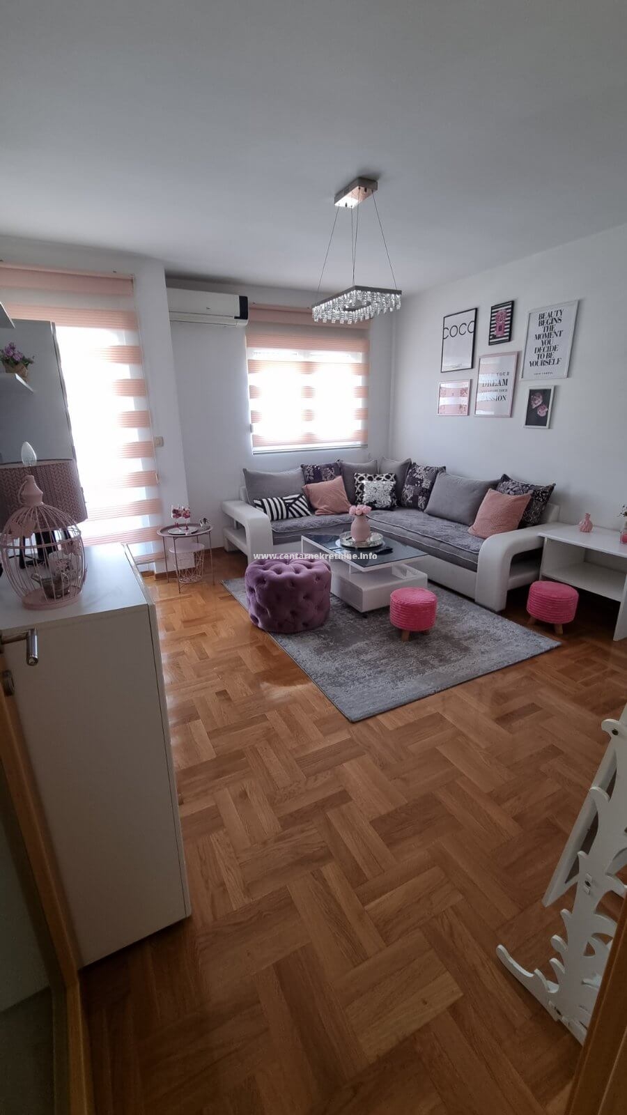 For rent, one bedroom apartment 44m2, Stari aerodrom, Podgorica