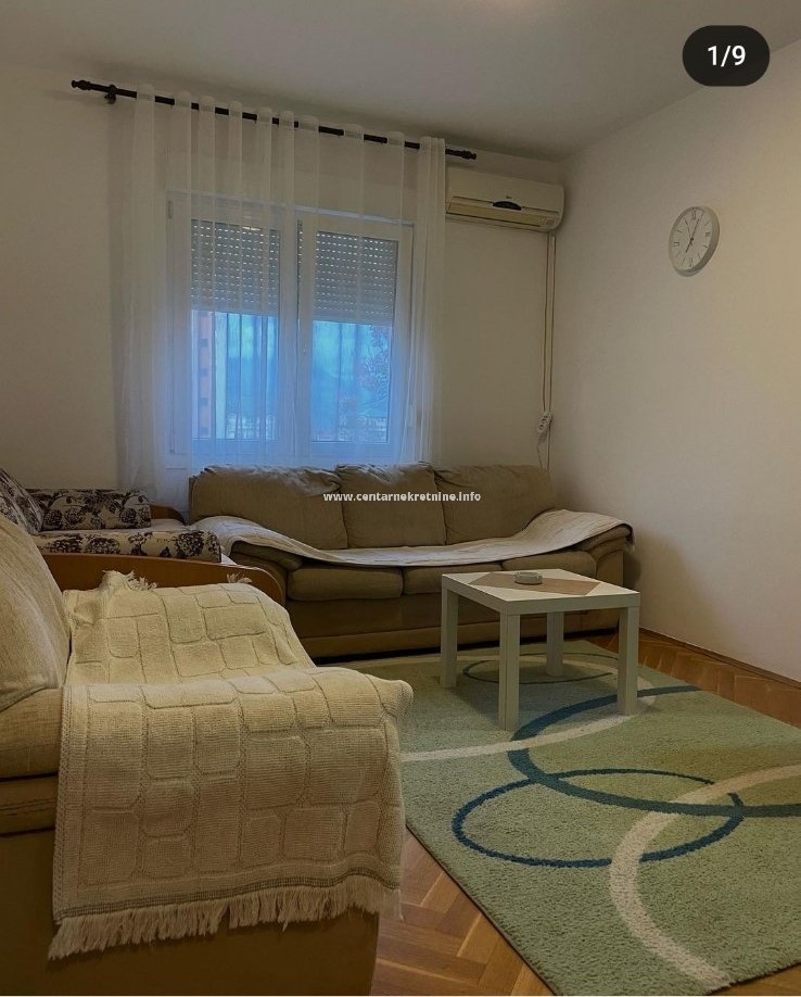 Izdavanje, jednosoban stan 40m2, Zagorič, Podgorica