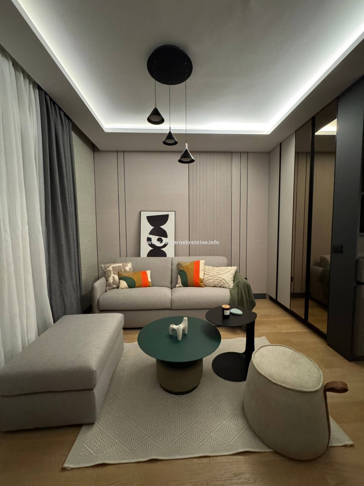 Izdavanje, lux garsonjera 30m2, City kvart, Podgorica